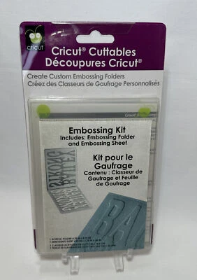 Cricut Cuttables Embossing Kit 1 Acrylic Folder 4.24” X 5.75” New - Image 1 of 4