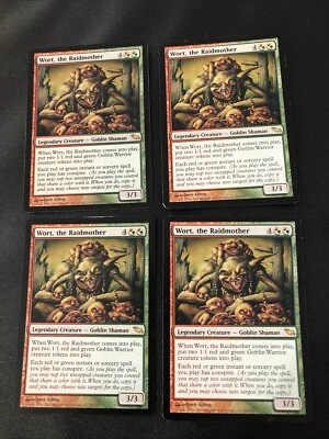 Wort The Raidmother X4 Shadowmoor Various Cond See Pics Front Back - Image 1 of 4