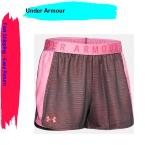 Under Armour Women'S Ua Play Up 2.0 Shorts Inside Out Mesh Polyester Pink Size - Picture 1 of 1