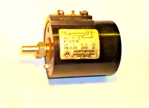 10 Gang Wendel Poti Potentiometer 200 Ohm AMPHENOL / LF 3 - Picture 1 of 1