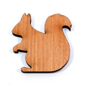 Squirrel Laser cut wooden shapes 100mm made from 5mm plywood - Picture 1 of 4