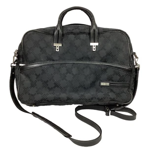 Tumi Signature - schwarz außen/blau innen - gepolsterte Laptoptasche - Schultergurt - Bild 1 von 15
