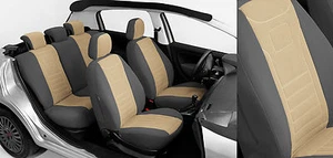 Fundas de asiento de terciopelo transpirables a medida para Skoda Citigo (VGB1) - Imagen 1 de 2