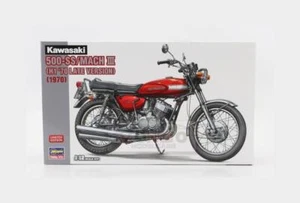 1:12 HASEGAWA Kawasaki 500-Ss Mach Iii H1 Late Vers.Motorcycle 1970 Kit HA21731 - Imagen 1 de 2