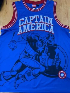 Camiseta Capitán América XL para hombre rara nueva sin etiquetas / nunca usada - Imagen 1 de 4
