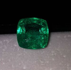 Natural Emerald 18.47 Ct Loose Gemstone Pendent Ring Transparent GGL Certified