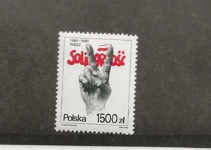 POLAND Sc 2982 NH ISSUE OF 1990 - SOLIDARITY - Picture 1 of 1