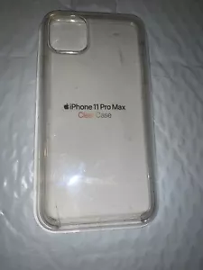 Apple iPhone 11 Pro Max Clear Case MXOH2ZM A Apple Authentic - Picture 1 of 6