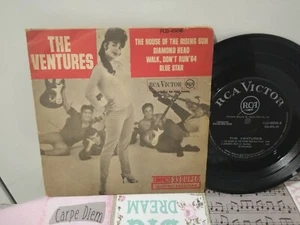 THE VENTURES-Walk Don't Run'64 +3 Tracks-7" EP-Rare-Original Brasil Edition-1964 - Picture 1 of 1