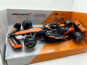 Modelo 1:43 BURAGO Mclaren F1 Mcl38 #81 Temporada 2024 Oscar Piastri BU38214-P - Imagen 1 de 2