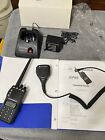 Motorola GP68 Handheld VHF Transceiver, Rapid Charger, Mic, Manual, & Battery