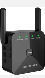WiFi Extender/Repeater 300Mb/s LongRange SignalBoost 2.4GHz 2700sqft - Picture 1 of 7