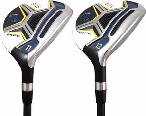 Senior Men's Rife Golf 812s Offset #11 + #13 Fairway Metal Wood Clubs Set A Flex - Picture 1 of 6