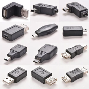 Typ USB 2.0-Stecker auf Buchse Micro-USB-Mini-Ladegerät Adapter Konverter