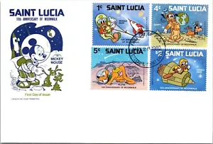 Saint Lucia FDC 1980 - 10th Anniversary of Moonwalk - Castries - F64994 - Picture 1 of 2