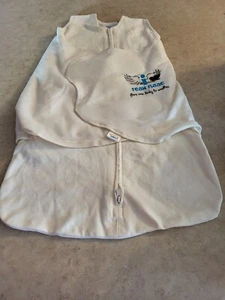 HALO Sleep Sack Zipper Swaddle 100% Cotton NEWBORN Team Isaac - New W/O Tags - Picture 1 of 15