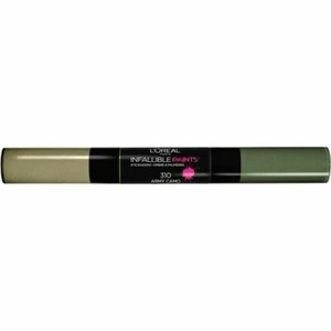 L'oreal Infallible Paints Cream Eye Shadow Duo 310 Army Camo - NEW - Picture 1 of 1