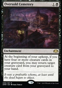 MTG - OVERSOLD CEMETERY - CIMITERO SOVRAPPOPOLATO - MAGIC - DMR - MINT - ENG - Foto 1 di 1