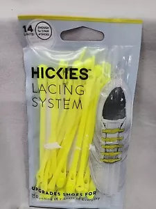 Hickies Lacing System - 14 Laces for 1 Pair of Shoes - Yellow - Picture 1 of 5