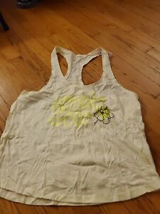 NWT Victoria's Secret Yellow Floral Tank Top large