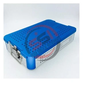 Aluminium Alloy sterilization tray case double level surgical instrument case - Picture 1 of 3