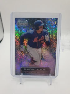2022 BOWMAN STERLING FRANCISCO ALVAREZ PROSPECT MINI RIFRATTORE DIAMANTE #’d/150 - Foto 1 di 3