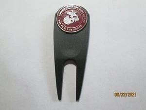 Golf/ United States Marine Corp Double Sided Ball Marker with Divot Tool - New!! - Picture 1 of 2