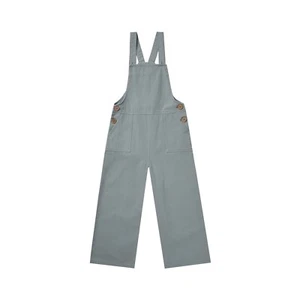 Rylee + Cru Wide Leg Overall - Dusty Blue Size 4-5 - Picture 1 of 6