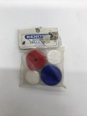 Benotto Road Handlebar Tape NEW / NOS Vintage Red/White/Blue USA France- NIB+++ - Image 1 of 3