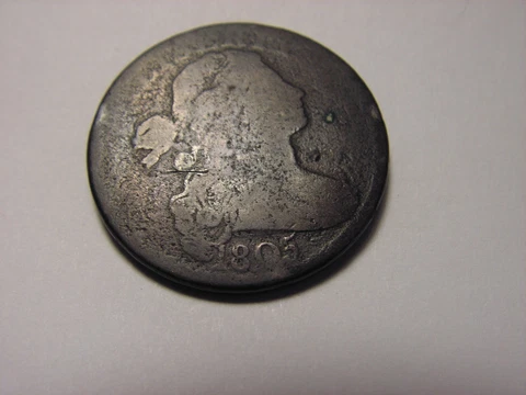 1805  Draped  Bust Large Cent Cover