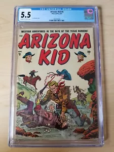 Arizona Kid numero #4 - CGC 5.5 (1951, Atlas Comics) grado più alto al censimento - Foto 1 di 3