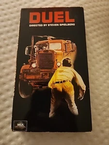 Duel RARE Steven Spielberg 1971 VHS cat-and-mouse highway horror Dennis Hopper - Picture 1 of 4