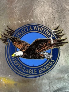 Pratt & Whitney zuverlässige Flugzeugmotoren Aufkleber alter Stil 6" Luft- und Raumfahrt - Bild 1 von 2