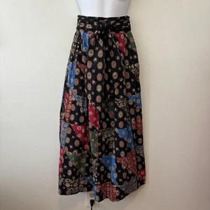 Falda Plisada Cullinane Vintage Talla 26 Cintura Negra Multicolor Corbata Cintura Forrada - Imagen 1 de 8