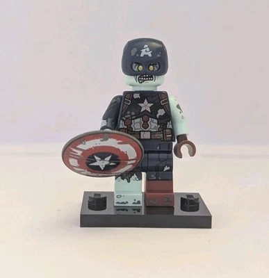 LEGO Marvel Studios - Capt AMERICA Zombie minifigure - 71031 - What if? series - Image 1 of 4