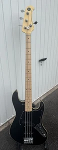 Jericho Alpha Black 4 String PJ Bass Guitar. Mods Available. VERY SLIGHTLY USED! - Picture 1 of 9
