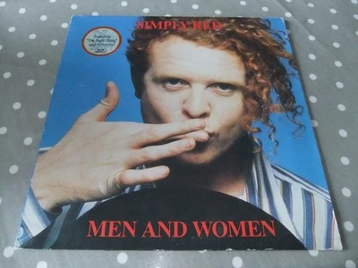 Simply Red Men and Women LP Vinyl Record (WX85, 1987) EX . - Image 1 of 4
