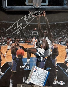 Shaquille O'Neal Magic Signed Auto 11x14 PSA AG63254 - Picture 1 of 1