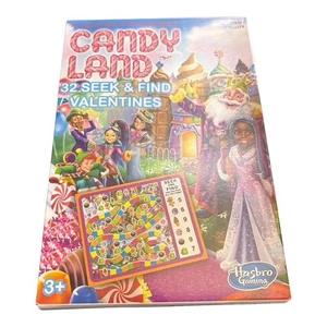 Candy Land 32 Seek & Find Valentines Cards Hasbro 2023 Holiday Set - Picture 1 of 3