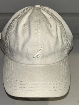 NAUTICA HAT CAP ADJUSTABLE STRAPBACK WHITE NEW WITH TAGS - Image 1 of 4