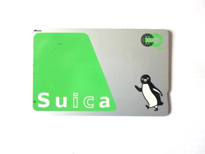 Suica Penguin IC Card JR East Prepaid Transport Card Anonymous Japan Travel Pass - Image 1 of 2