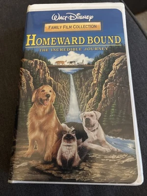 Disney’s Homeward Bound: The Incredible Journey VHS Clamshell Like New Free Ship - Image 1 of 3