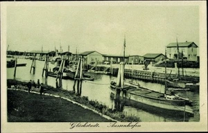 Postal Ciudad de la suerte en el Elba, puerto exterior - 3775367 - Imagen 1 de 2