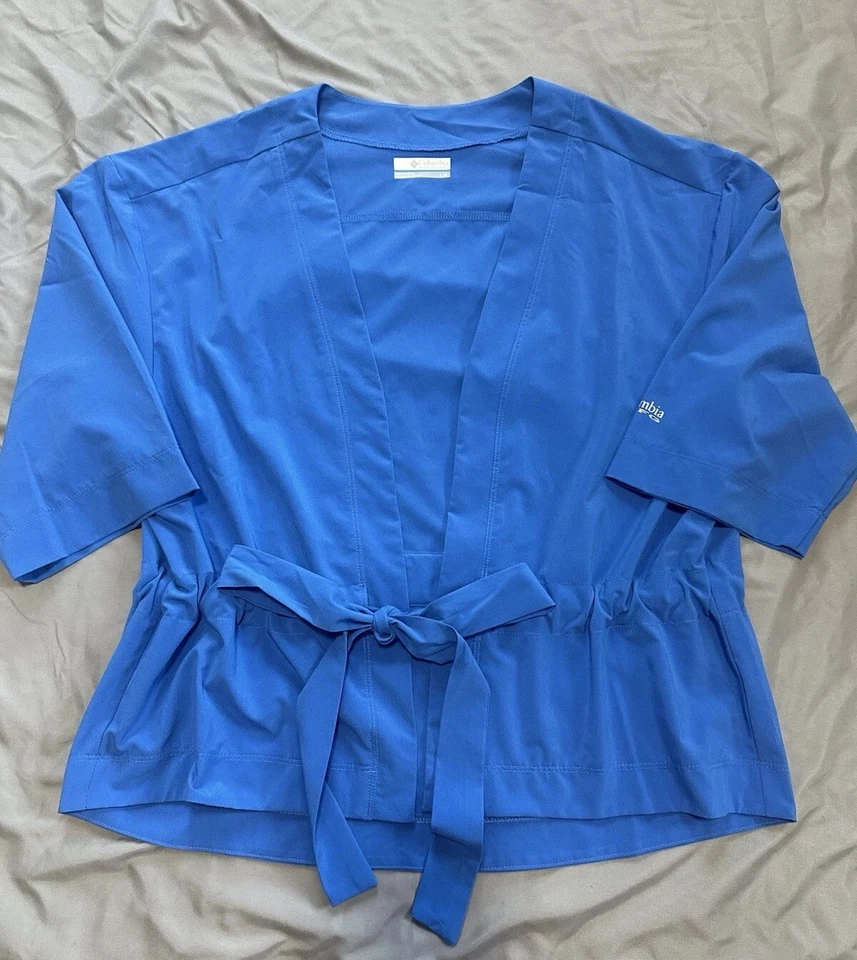 Columbia женщин Armadale 3/4 рукав надежном Stormy синий размер большой плавать прикрытие - Изображение 1 из 4