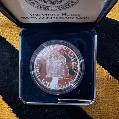 1992 white house silver dollar proof - Image 1 of 4