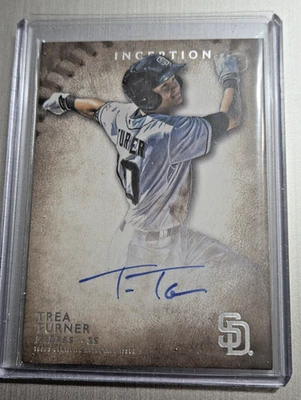 TREA TURNER 2015 Bowman Inception Prospect Autographs - Image 1 of 2