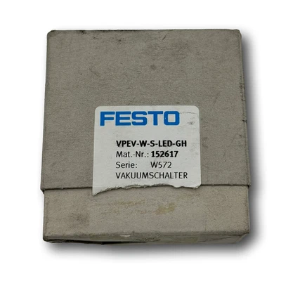 Interruttore a vuoto Festo 152617 VPEV-W-S-LED-GH (nuovo imballato) B21 - Immagine 1 di 4