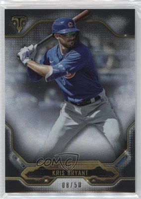 2020 Topps Triple Threads Onyx /50 Kris Bryant #18 - Image 1 of 2