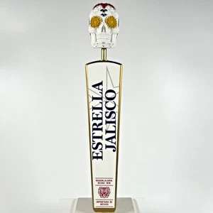 Estrella Jalisco Sugar Skull Dia De Los Muertos Bier Zapfhahn Griff Guadalajara, Mex - Bild 1 von 19