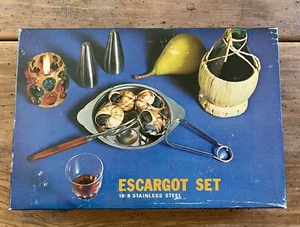 ESCARGOT Set of 6 Piece VINTAGE 18:8 Stainless Steel BOXED Unused - Bild 1 von 11